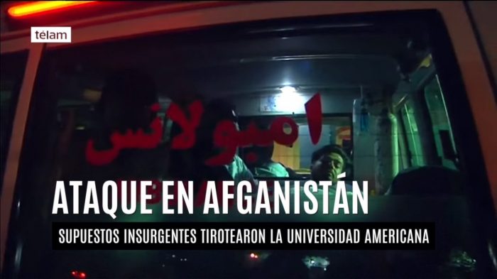 [VIDEO] El violento ataque a la Universidad Americana de Afganistán que dejó al menos un muerto y 14 heridos
