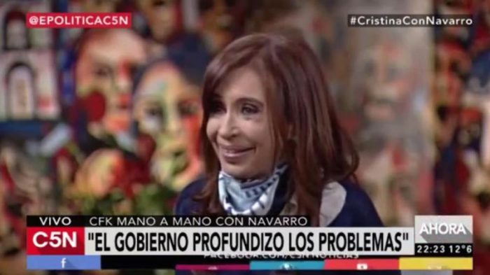 Cristina Fernández de Kirchner: «Deberían darnos un Premio Nobel de Economía»