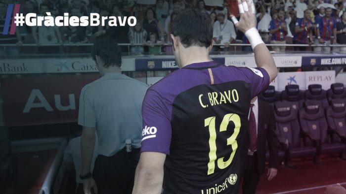 [VIDEO] #GràciesBravo: la despedida musical del Barcelona a las mejores atajadas de Claudio Bravo