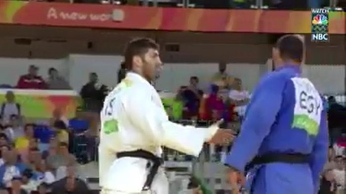 [VIDEO] El judoka egipcio que le negó el saludo a su rival israelí en Rio 2016