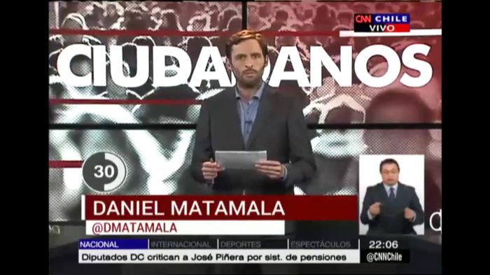 [VIDEO] El minuto de confianza de Daniel Matamala citando «profética frase» de Pinochet sobre las AFP