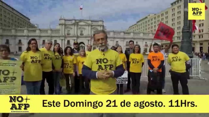 [VIDEO] «No + AFP» invita a marchar este domingo 21: «Porque la indignación se transforma en movilización»