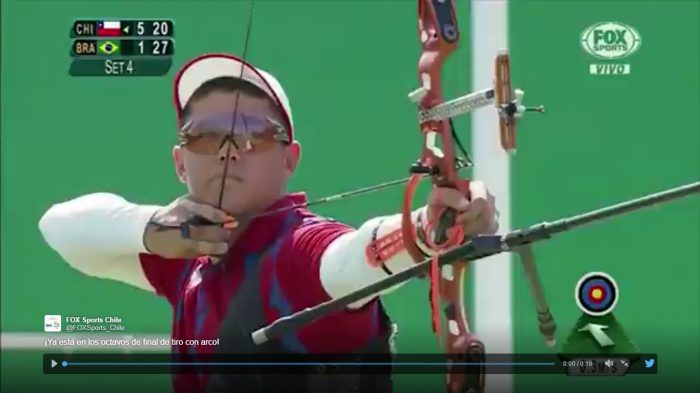 [VIDEO] El triunfo de Ricardo Soto, el ariqueño de 16 años que conquista Rio 2016 en el tiro con arco