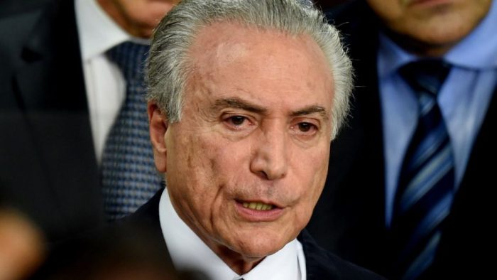 Temer afirma que la crisis de corrupción en Brasil no detendrá sus reformas