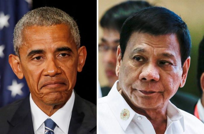 Presidente de Filipinas se disculpa por haber llamado «hijo de puta» a Obama