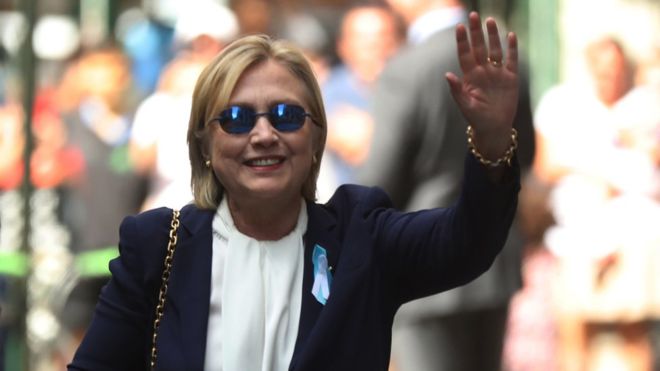 Elecciones en Estados Unidos: sofoco y diagnóstico de neumonía ponen en el foco la salud de la candidata demócrata, Hillary Clinton