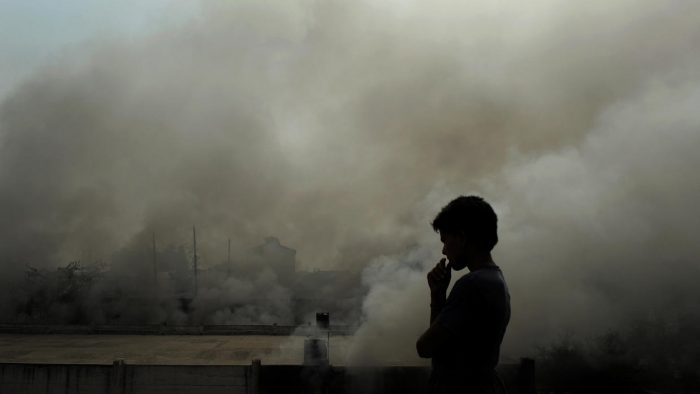 Nueve de cada diez personas en el mundo respira aire contaminado