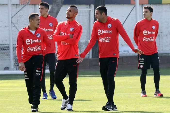 [VIDEO] La Roja se prepara para su próximo partido frente a Bolivia sin Gary Medel