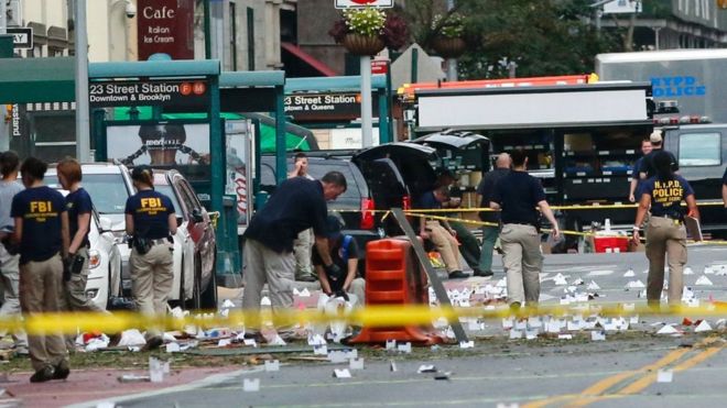 Lo que se sabe sobre la ensordecedora explosión que causó 29 heridos en Nueva York y los otros explosivos encontrados en EE.UU.