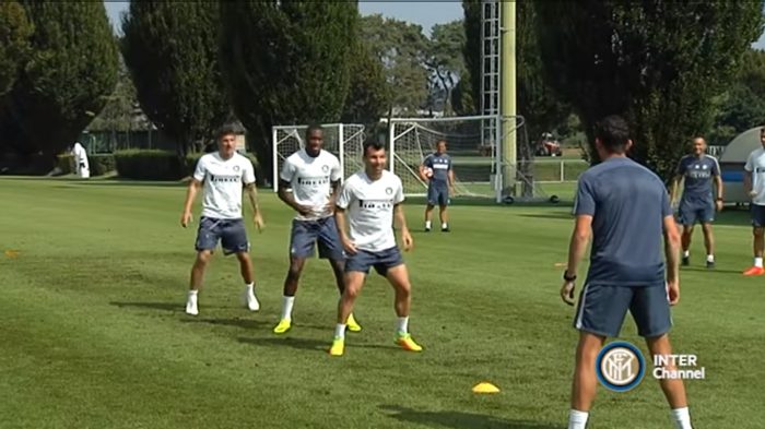 [VIDEO] Pura chispeza: Gary Medel se luce en entrenamiento del Inter de Milán