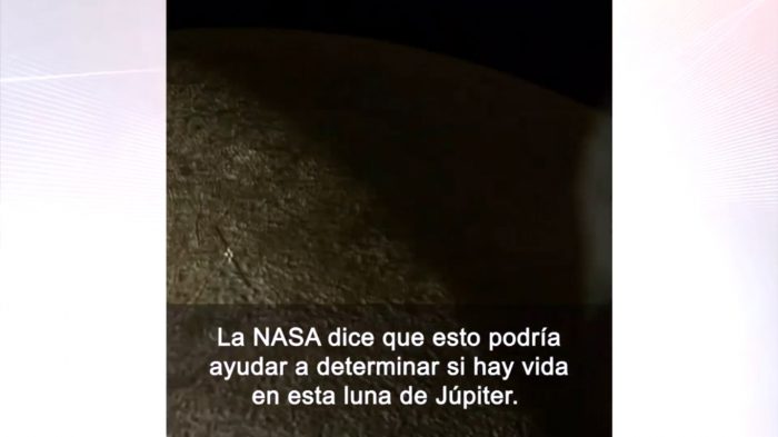 [VIDEO VIDA] Las impresionantes «columnas de vapor de agua» que escupe Europa, una de las lunas de Júpiter