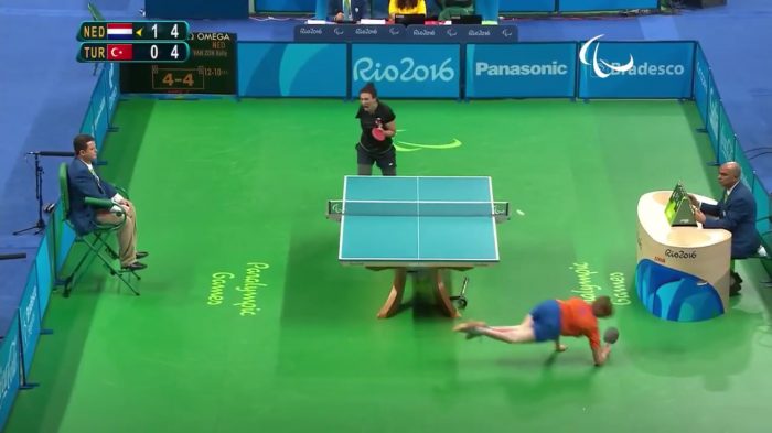 [VIDEO VIDA] El increíble punto de Kelly van Zon en tenis de mesa paralímpico que da la vuelta al mundo