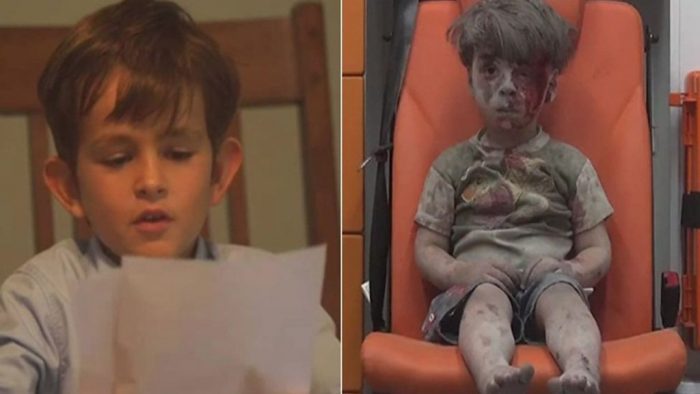 [VIDEO VIDA] «Querido presidente, ¿puede ir a buscar a Omran, el niño sirio de la ambulancia, y traerlo a mi casa?»: la tierna carta de un niño que conmovió a Obama
