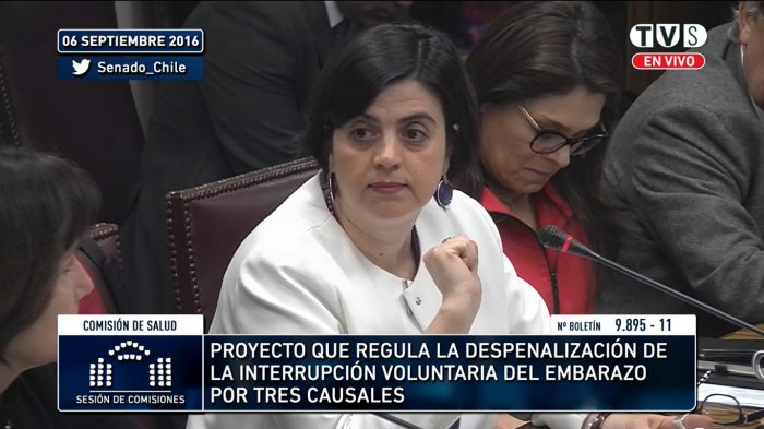 [VIDEO] Al borde de las lágrimas la ministra Pascual agradeció el avance del proyecto de aborto en el Senado