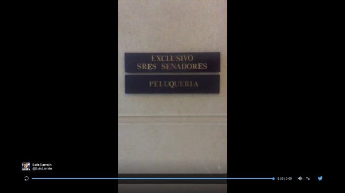 [VIDEO] Senadores al estilo Club de La Unión: tienen peluquería exclusiva en el Congreso