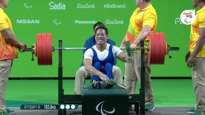 [VIDEO VIDA] Vietnamita rompe récord mundial y paralímpico en levantamiento de potencia en Río 2016