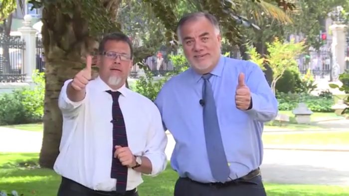 [VIDEO] «Si no te gusta ni uno, vota nulo»: la distendida invitación de Andrade y Lagos Weber a participar en las municipales
