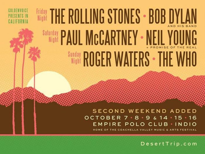 Arranca «Desert Trip», el festival que reúne a las estrellas de la época dorada del rock