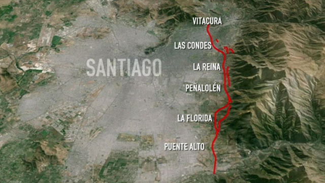 Falla de San Ramón podría producir terremotos con intensidad mayor al 27-F