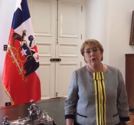 [VIDEO] Nueva forma de gobernar: Bachelet por medio de redes sociales anunció que presentará medidas tras cifras del Sename