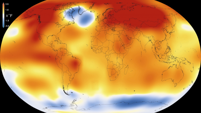 La Tierra registra cinco años de temperaturas récord