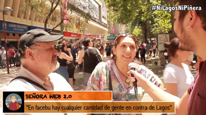 [VIDEO] ¿Lagos o Piñera para el 2018? La pregunta de Noesnalaferia en las calles de Santiago