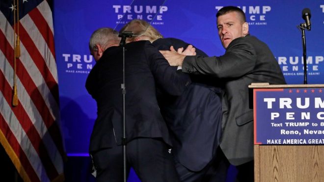 Elecciones en EE.UU.: el Servicio Secreto sacó a Donald Trump del escenario tras un supuesto incidente de seguridad
