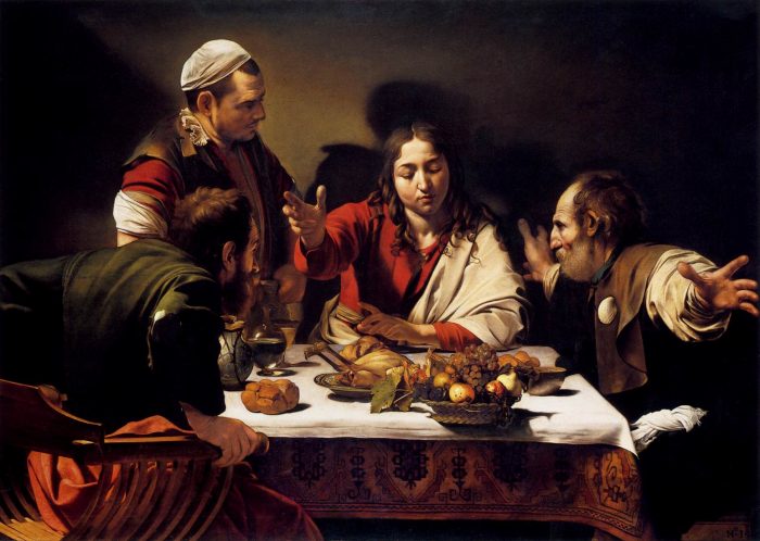 La cena de Emaús. National Gallery, Londres