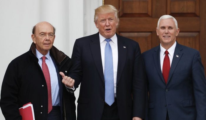 El gabinete de Trump acumula una fortuna de unos US$4.500 millones, según Forbes