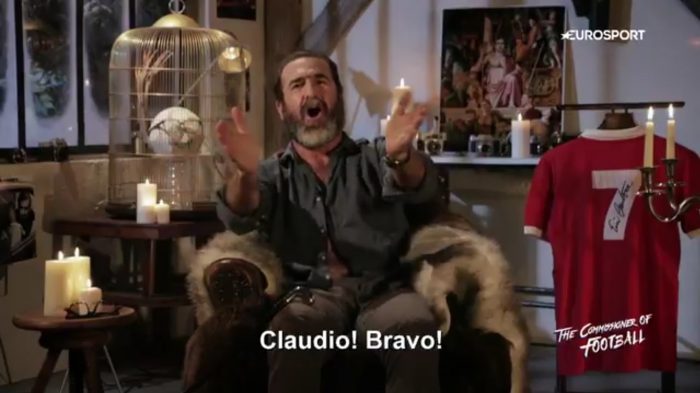 [VIDEO] Eric Cantona se burló de Claudio Bravo y la defensa del City comparándolos con el «reto del maniquí»