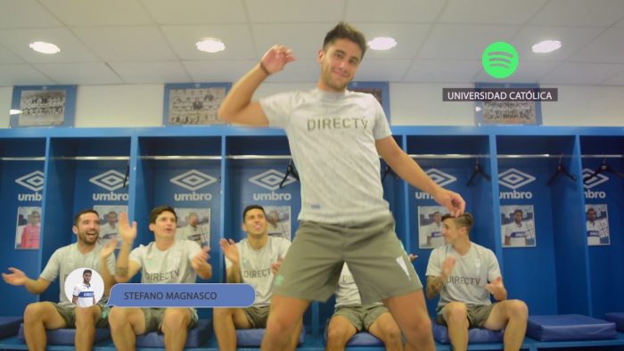[VIDEO] El baile de los jugadores de Católica para presentar su lista de Spotify