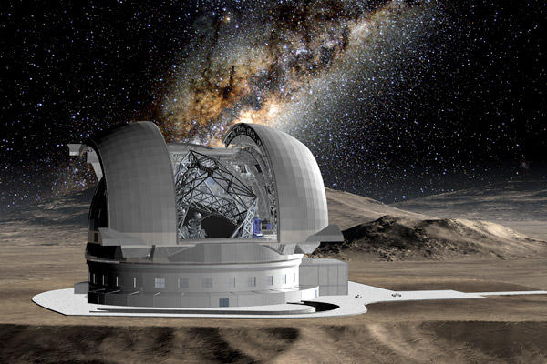 ESO prevé colocar primera piedra del telescopio más potente del mundo a mediados de 2017 en Chile