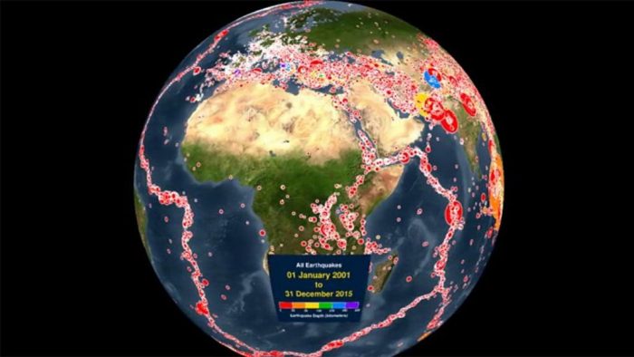[VIDEO] Cómo los terremotos han sacudido la Tierra en los últimos 15 años