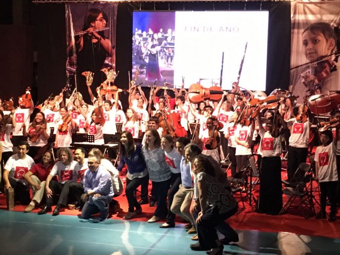 Jóvenes músicos de tres orquestas deleitaron en el Chimwoke