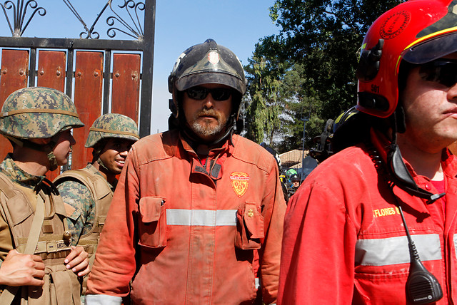 [VIDEO] La aguerrida arenga de Paul Vásquez «El Flaco» como bombero para motivar a sus compañeros en el combate de incendios