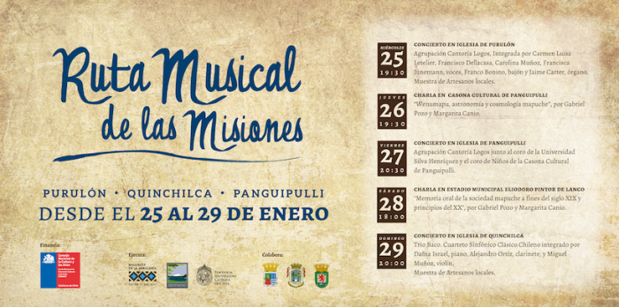 Invitación Ruta Musical de las Misiones