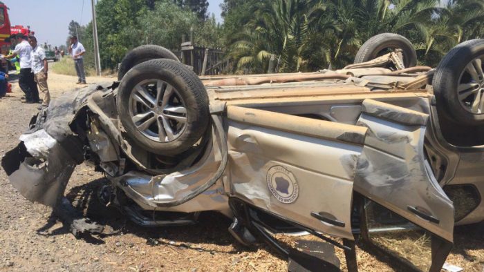Directora regional de Onemi y Seremi de transportes de O’higgins sufren accidente de tránsito