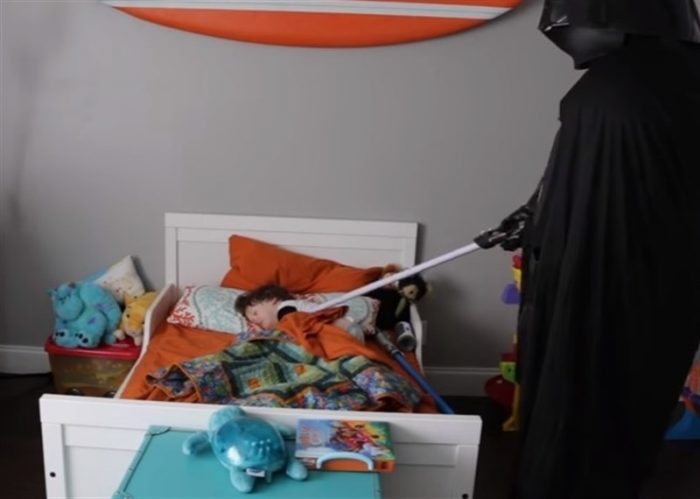 [VIDEO VIDA] La inesperada reacción de un niño al ver a Darth Vader