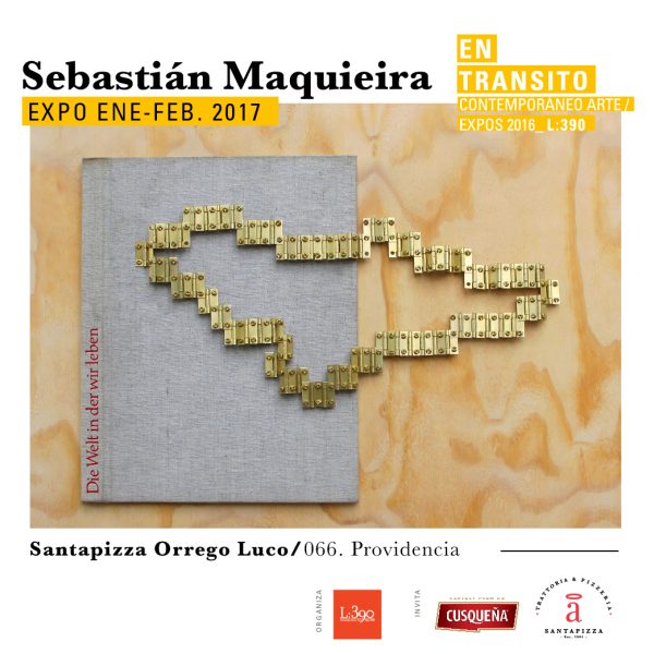 Exposición «En Tránsito» de Sebastián Maquieira en Santapizza Orrego Luco