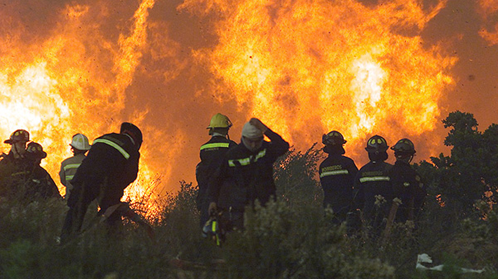 Incendio en Pumanque