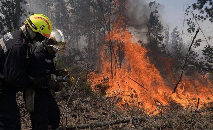 Chile pide apoyo a otros países para combatir peores incendios en su historia