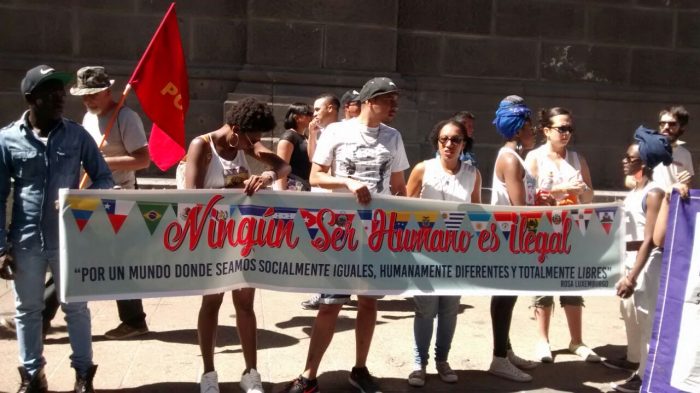 [FOTOS] Inmigrantes en Chile marchan por la Amnistía Migratoria