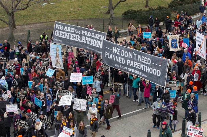 [VIDEO] La marcha antiabortista en Washington que contó con el apoyo de Trump