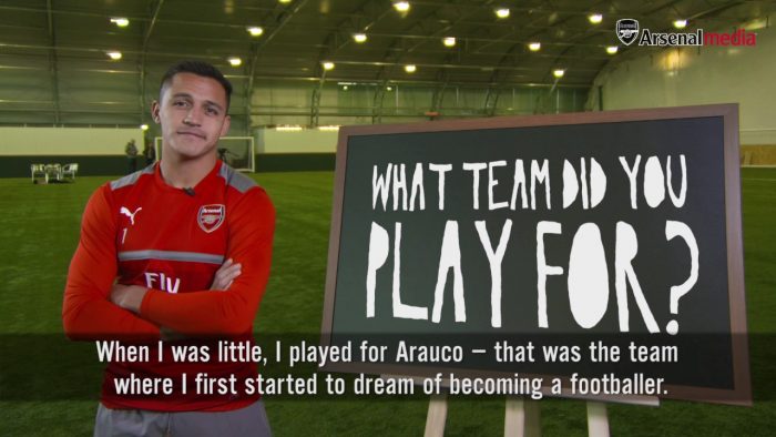 [VIDEO] «Cuando tenía 10»: Alexis se confiesa con el Arsenal recordando a su madre, su niñez y su fanatismo por la U