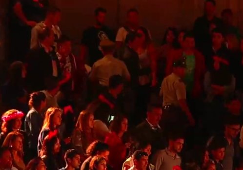 [VIDEO] Carabineros detiene a individuo que comenzó incidentes durante presentación de artista en el Festival de Viña