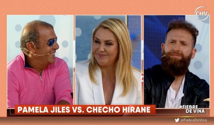 [VIDEO] El duro encuentro entre Checho Hirane y Pamela Jiles en programa satélite del festival de Viña