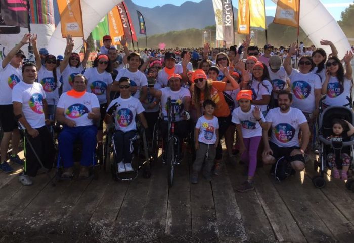 Realizan corrida inclusiva en Pucón