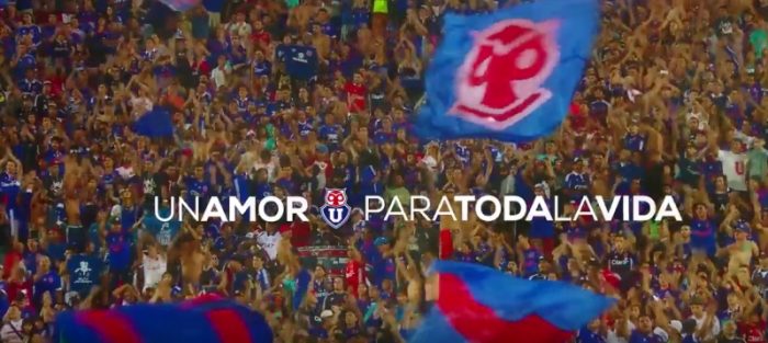 [VIDEO] Así celebró el día de los enamorados el club deportivo Universidad de Chile