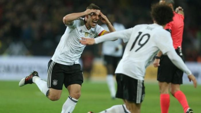 [VIDEO] El último gol de Lukas Podolski para la selección Alemana