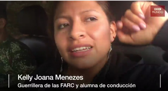 [VIDEO] Así aprenden a conducir las guerrilleras de las FARC